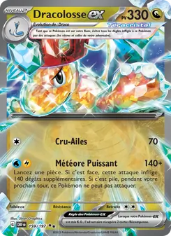 Dracolosse-ex, Flammes Obsidiennes No. 159 Holo