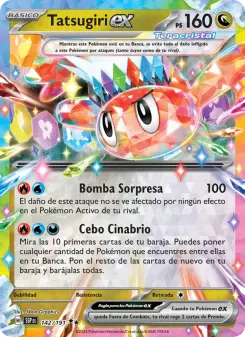 Tatsugiri ex, Chispas Fulgurantes Nº 142 Holo
