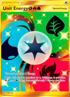 Unit Energy GrassFireWater, Ultra Prism Nº 170 Normal