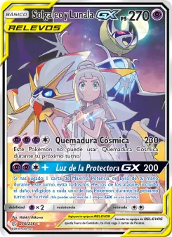 Solgaleo y Lunala GX, Eclipse Cósmico No. 216 Normal