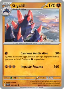 Gigalith, Fuoco Bianco Nº 048 Normal