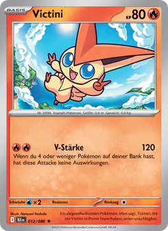 Victini, Schwarze Blitze No. 012 Normal