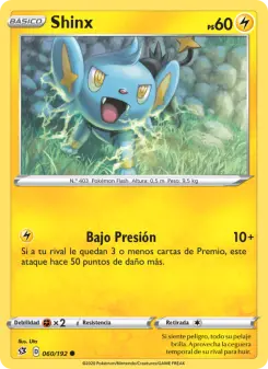 Shinx, Choque Rebelde No. 60 Normal