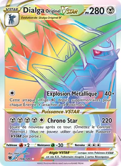 Dialga Originel VSTAR, Astres Radieux No. 198 Holo