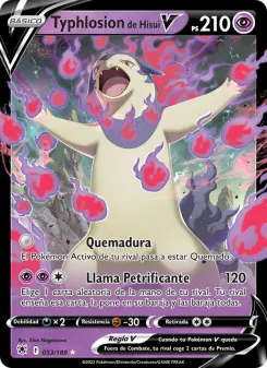 Typhlosion de Hisui V, Resplandor Astral Nº 053 Holo