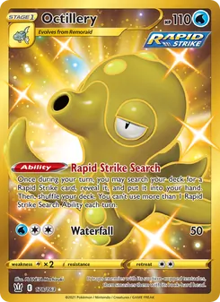 Octillery, Battle Styles No. 178 Holo