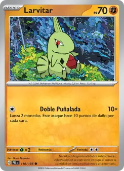 Larvitar, Evoluciones en Paldea Nº 110 Normal