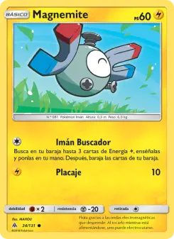 Magnemite, Luz Prohibida No. 34 Normal