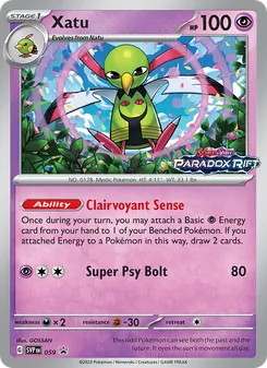 Xatu, SVP Black Star Promos No. 059 Holo