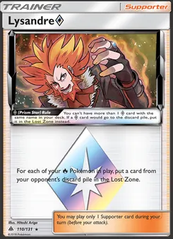 Lysandre ◇, Forbidden Light Nº 110 Normal