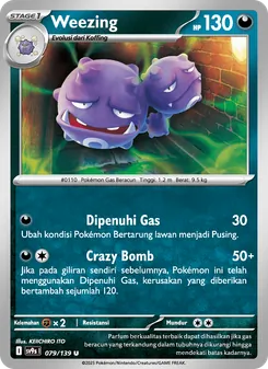 Weezing, Ikatan Takdir No. 079 Normal