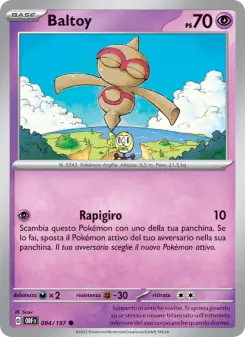 Baltoy, Ossidiana Infuocata Nº 094 Normal