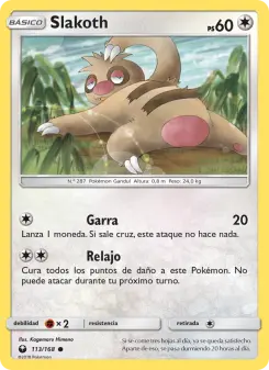 Slakoth, Tormenta Celestial No. 113 Normal
