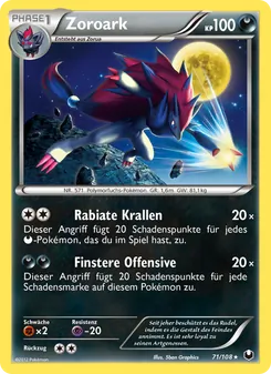Zoroark, Erfoscher der Finsternis Nº 71 Normal