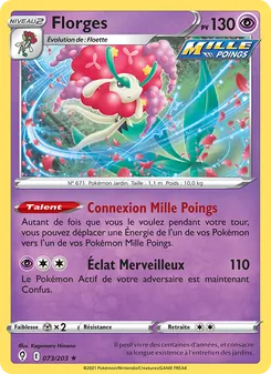 Florges, Évolution Céleste Nº 73 Holo