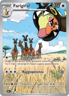 Farigiraf, Evoluzioni a Paldea Nº 228 Holo
