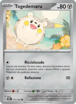Togedemaru, Ossidiana Infuocata No. 151 Normal