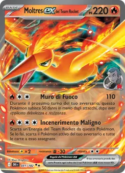 Moltres-ex del Team Rocket, Rivali Predestinati Nº 031 Holo