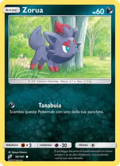 Zorua, Gioco di Squadra Nº 90 Normal