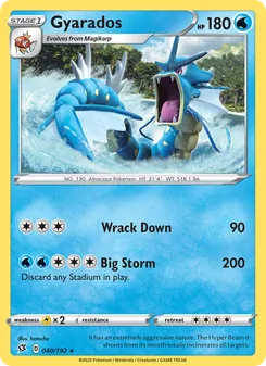 Gyarados, Rebel Clash No. 40 Holo