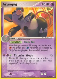 Grumpig, Crystal Guardians No. 20 Normal