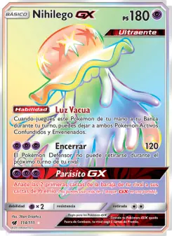 Nihilego GX, Invasión Carmesí No. 114 Normal