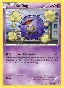 Koffing, Plasma Storm Nº 57 Normal