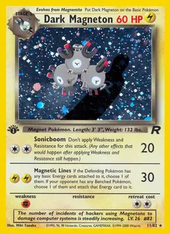 Dark Magneton, Team Rocket No. 11 Holo