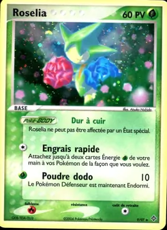 Roselia, EX Dragon Nº 9 Reverse