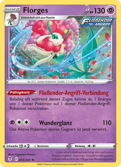 Florges, Drachenwandel Nº 73 Holo