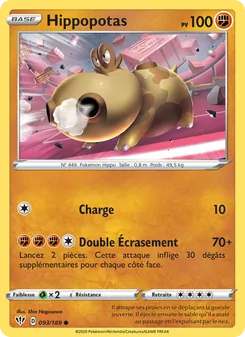 Hippopotas, Ténèbres Embrasées Nº 93 Normal