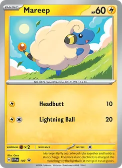 Mareep, SVP Black Star Promos No. 107 Normal