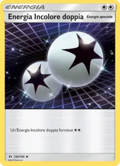 Energia Incolore doppia, Sole e Luna No. 136 Normal