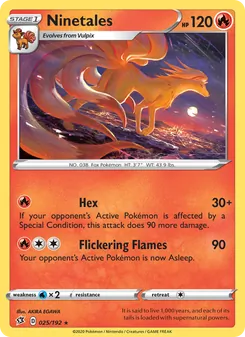 Ninetales, Rebel Clash No. 25 Normal