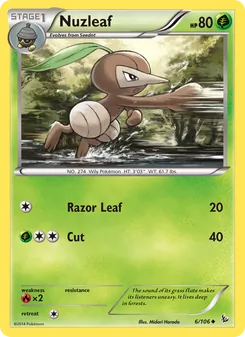 Nuzleaf, Flashfire No. 6