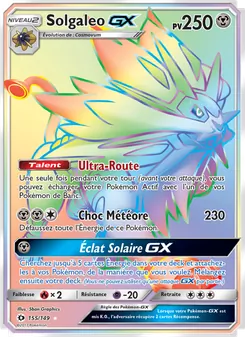 Solgaleo GX, Soleil et Lune No. 155 Normal
