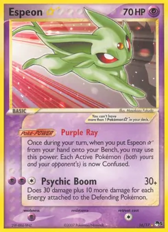 Espeon ☆, POP Series 5 No. 16 Normal