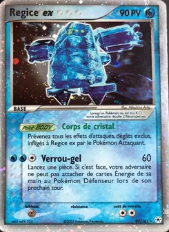 Regice ex, EX Légendes Oubliées Nº 97 Holo