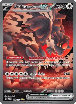 Ursaluna Luna Carmesí ex, Evoluciones Prismáticas Nº 168 Holo