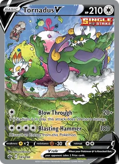Tornadus V, Chilling Reign No. 185 Holo