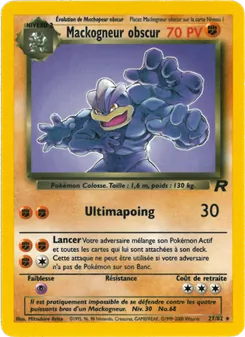 Mackogneur obscur, Team Rocket No. 27 Normal