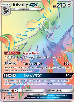 Silvally GX, Crimson Invasion Nº 119 Normal