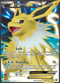 Jolteon-EX, Generations No. 28a Normal