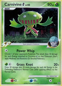 Carnivine G, DP Black Star Promos No. DP42 Holo