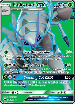 Golisopod GX, Burning Shadows Nº 129 Holo