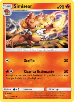 Simisear, Ombre Infuocate No. 23 Normal