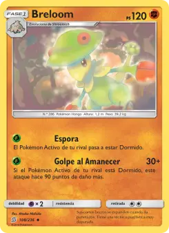 Breloom, Mentes Unidas No. 108 Normal