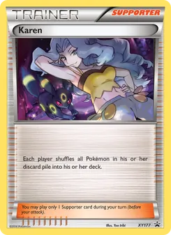 Karen, XY Black Star Promos Nº XY177 Normal