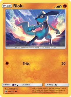 Riolu, Bund der Gleichgesinnten Nº 116 Normal
