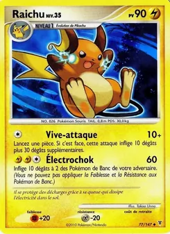 Raichu, Vainqueurs Suprêmes Nº 77 Reverse